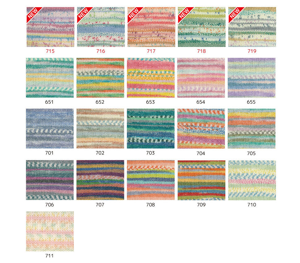 Naif Mela - Sport Weight Self-Striping Sock Yarn