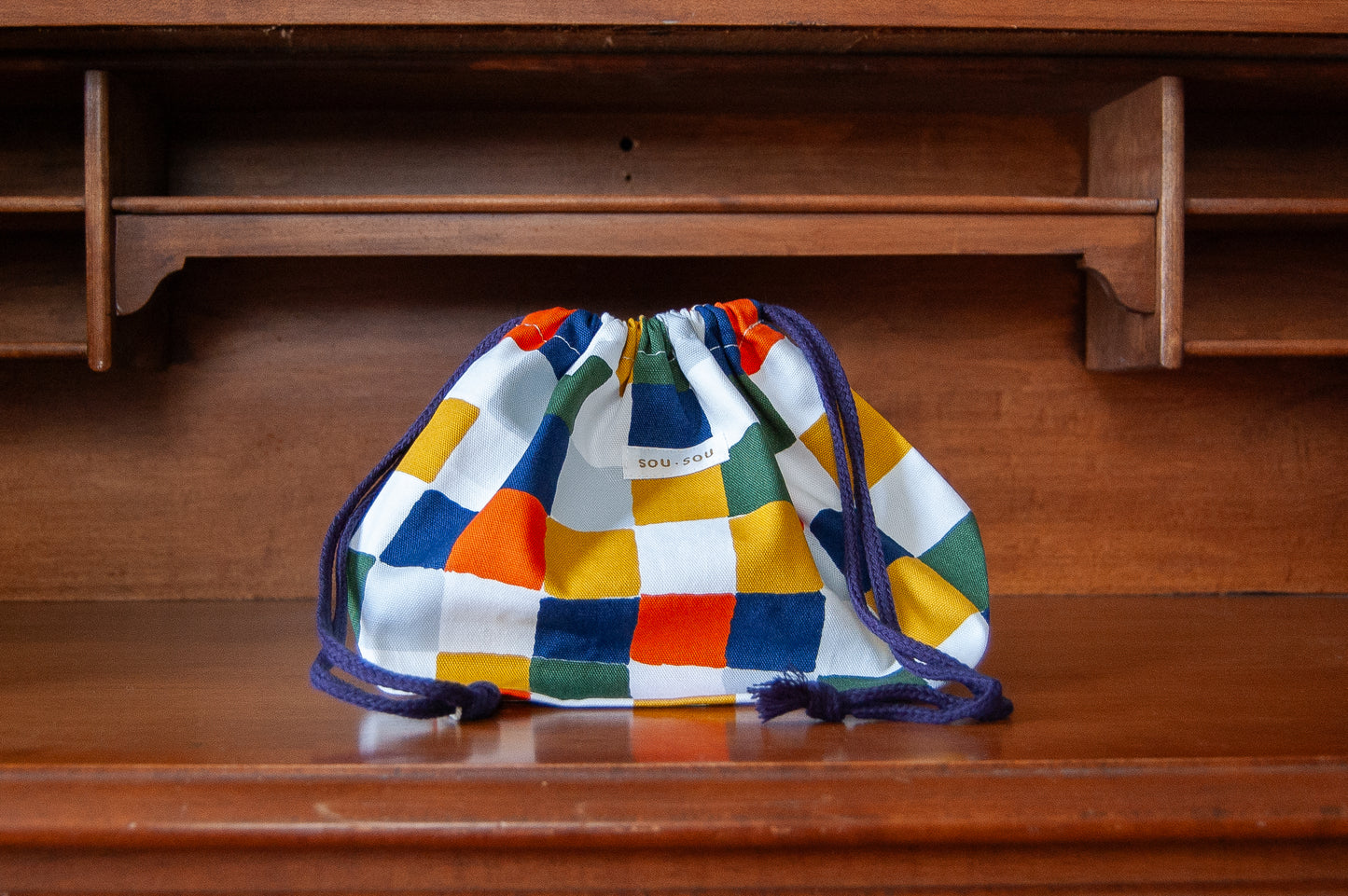 Gusseted Drawstring Bag (Small)