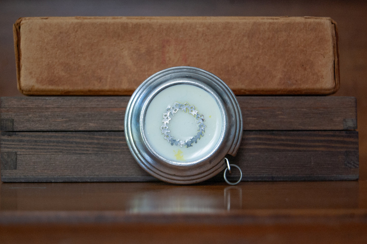 Victorian Style Measuring Tape with Wreath