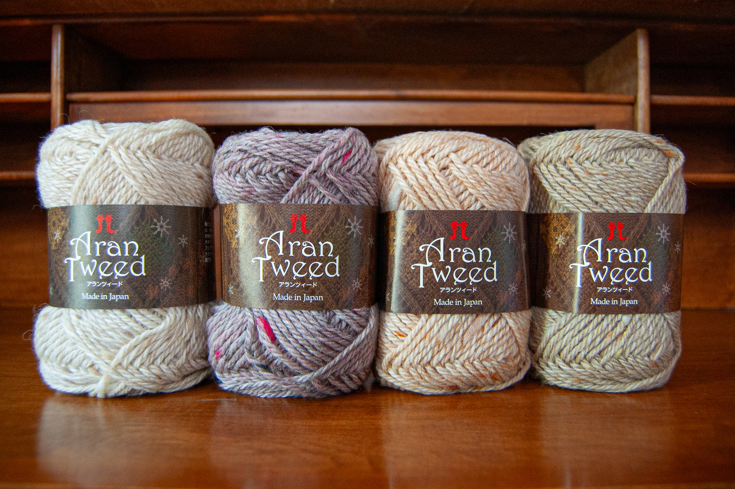 Aran Tweed - Aran Weight Wool Tweed Yarn