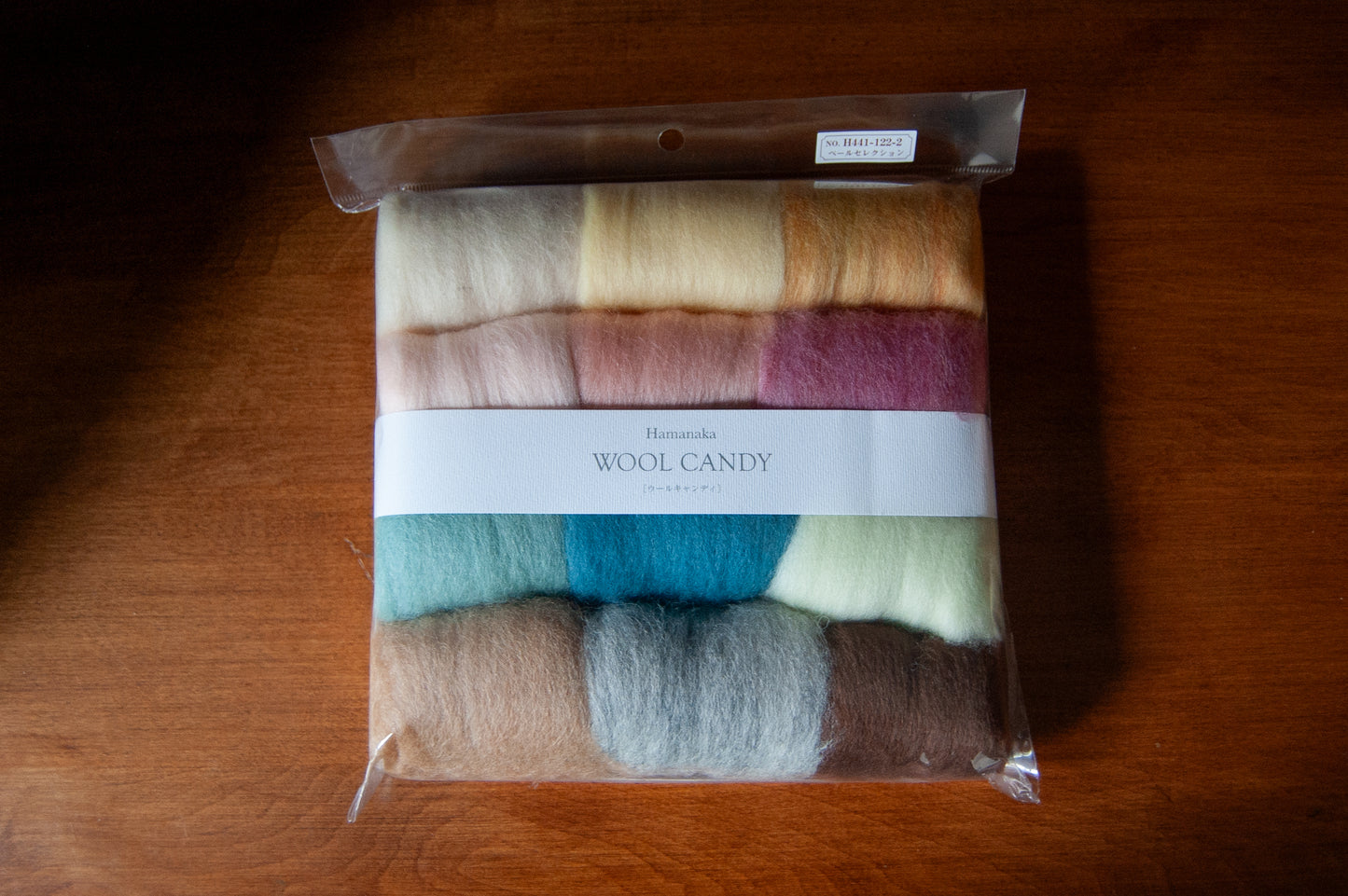 Hamanaka Wool Candy - 12 Color Felting Wool Set