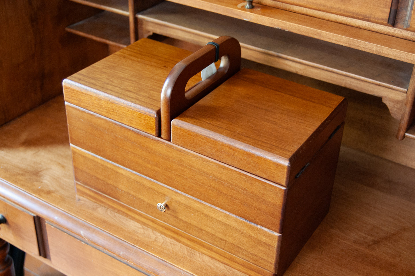 Wooden Sewing Box